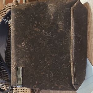 Jones New York Brown Paisley Shoulder Bag